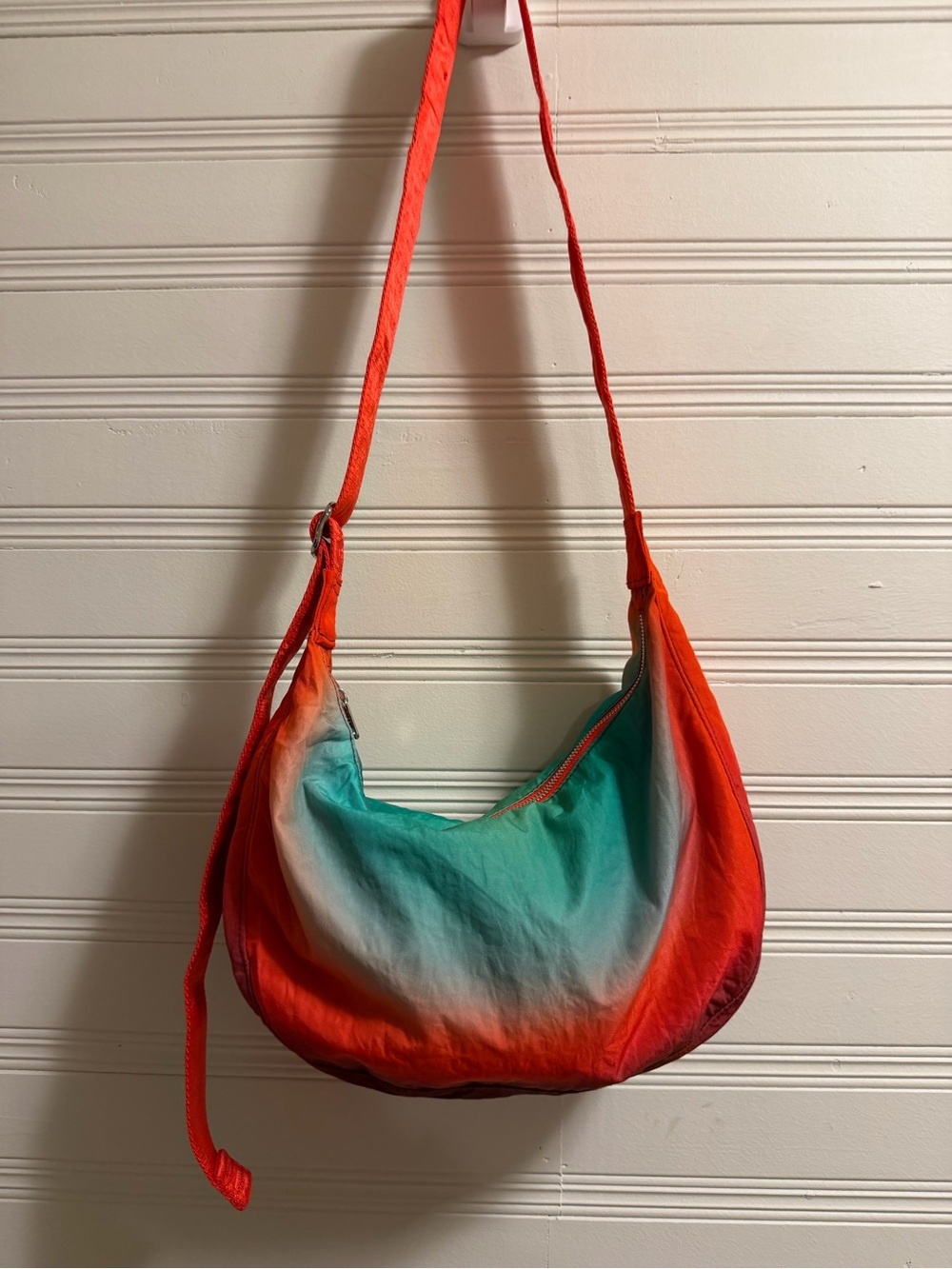 NWT BAGGU x Julia Heuer Rain Medium Nylon Crescent Bag Limited Edition